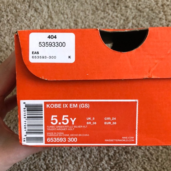 Kobe 9 Low Easter GS size - Picture 6 of 8